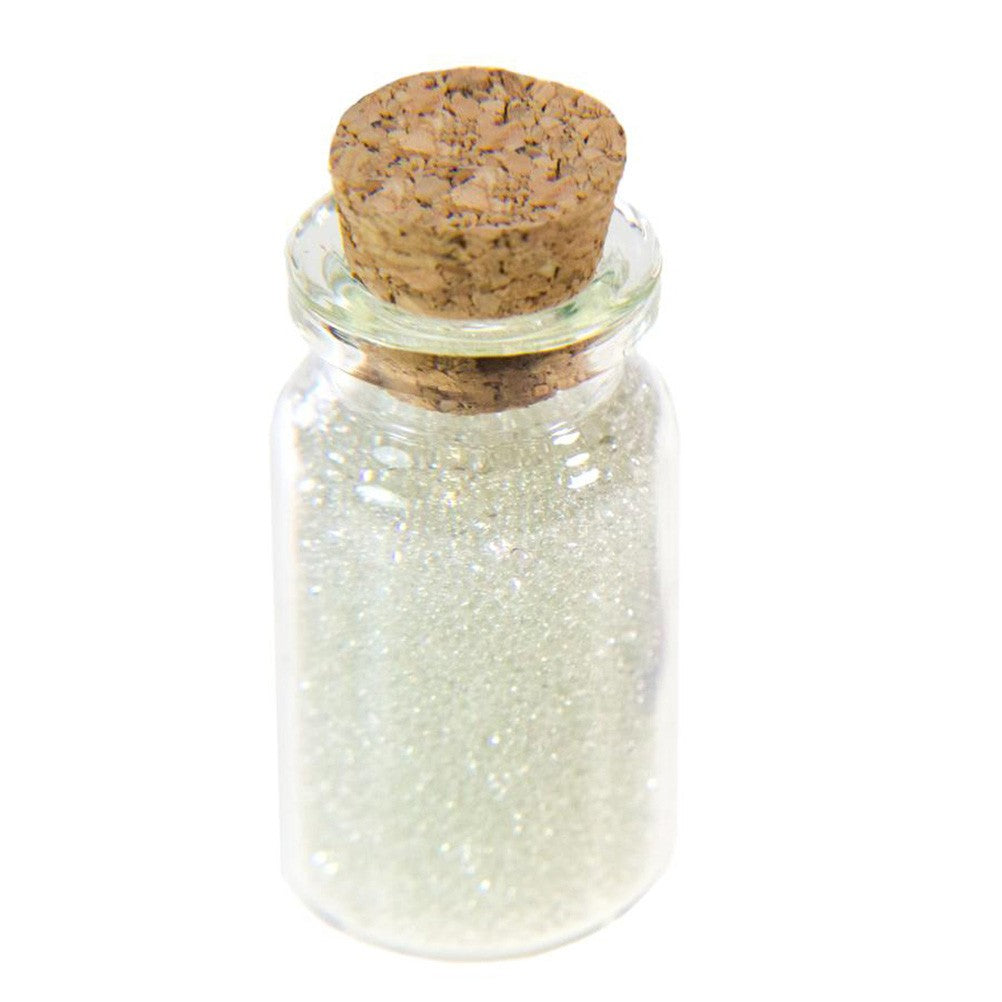 Microbilles caviar translucides en fiole