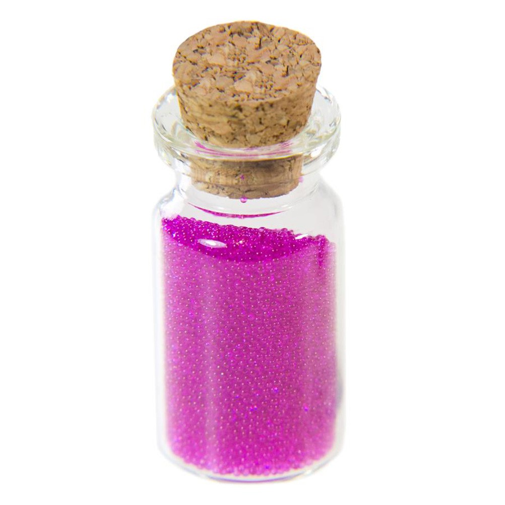 Microbilles caviar translucides en fiole