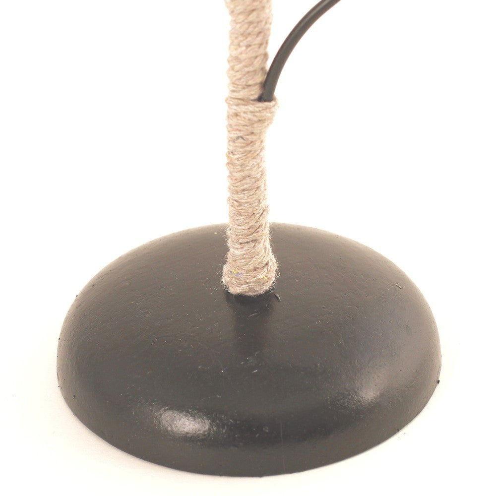 Porte bijoux arbre métal et sisal