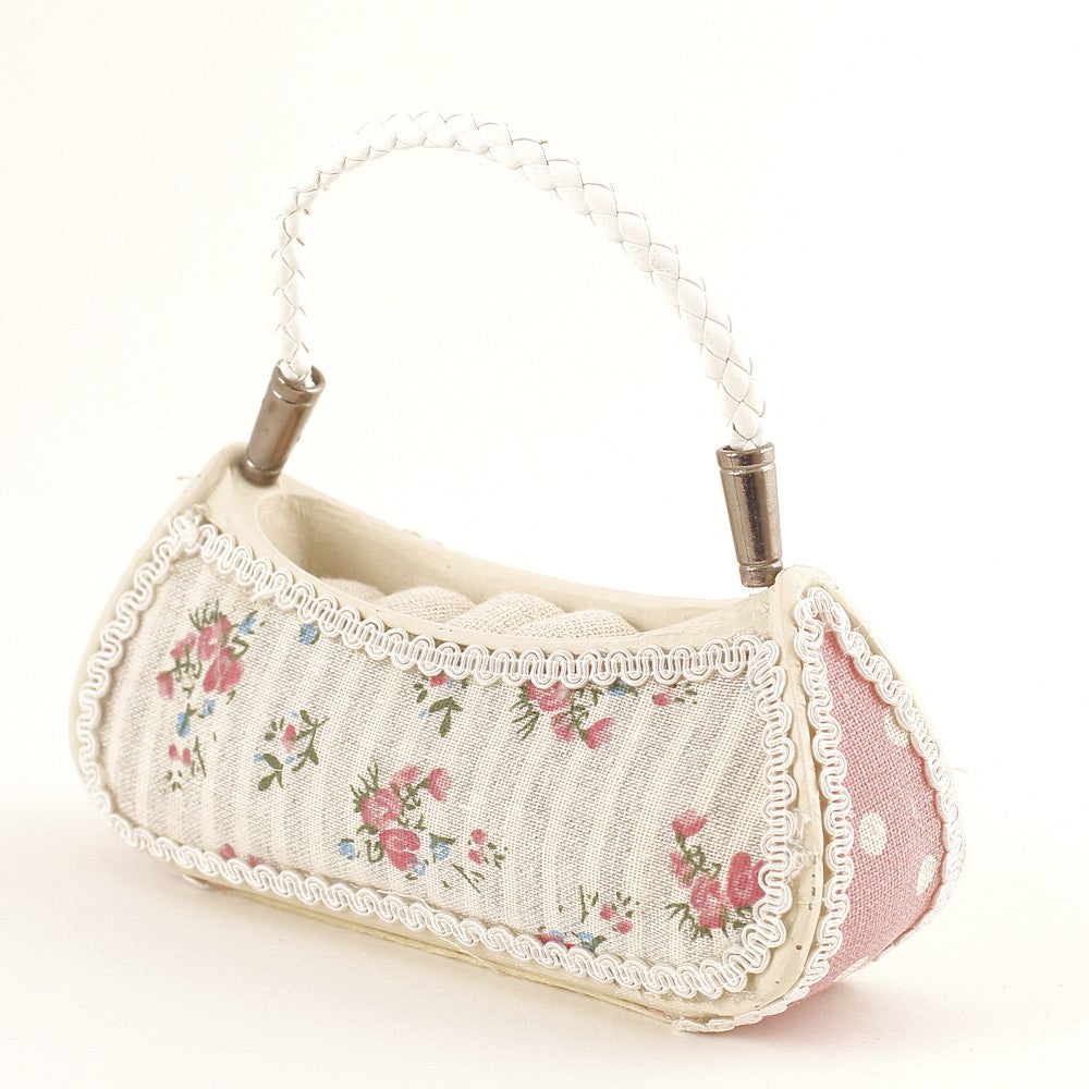 Porte bague sac à main fleurs