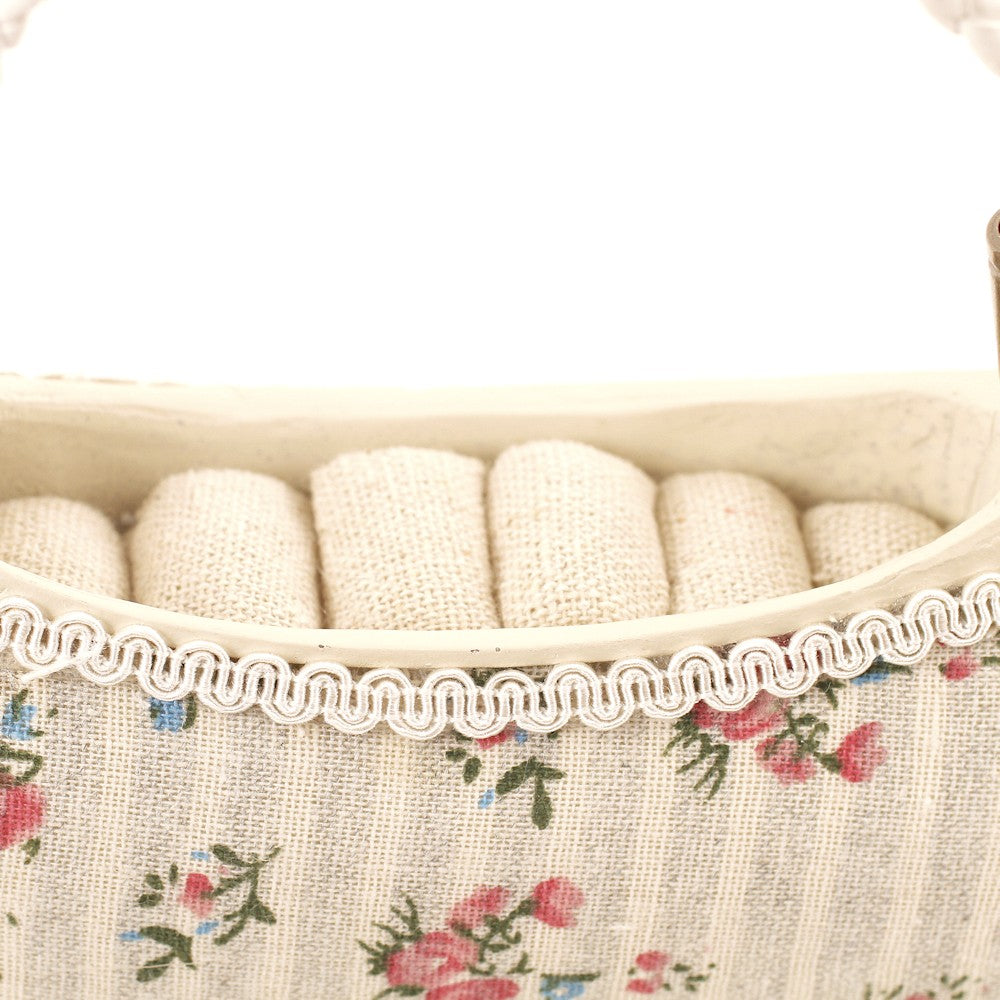 Porte bague sac à main fleurs