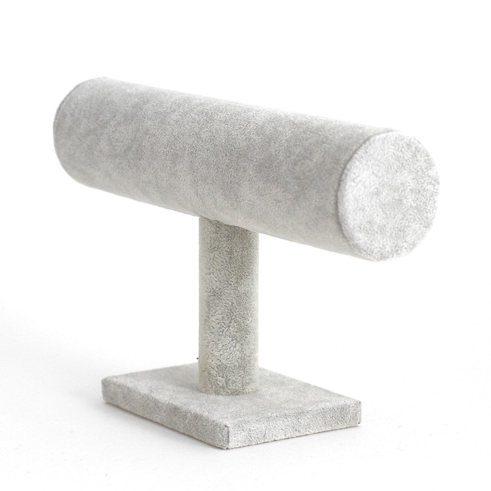 Jonc porte bracelet montres en velours à 1 rang