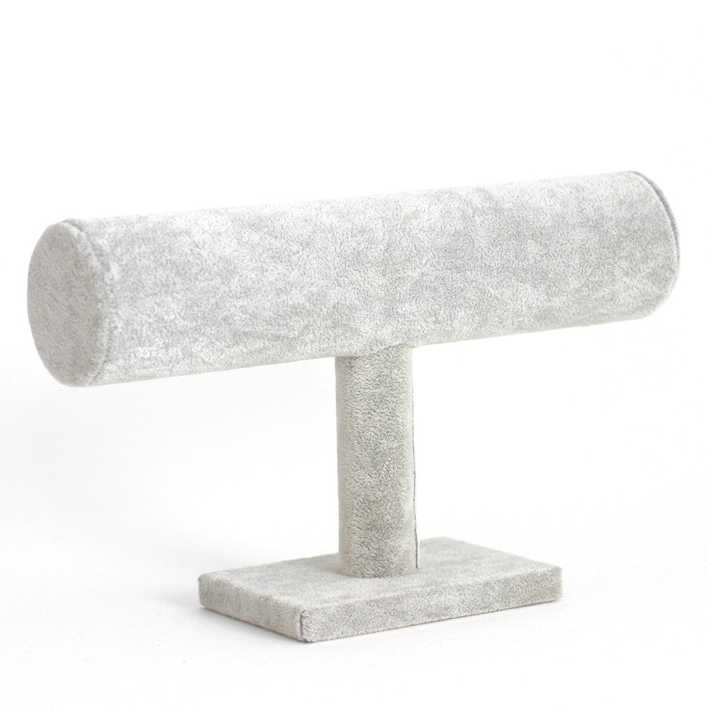 Jonc porte bracelet montres en velours à 1 rang