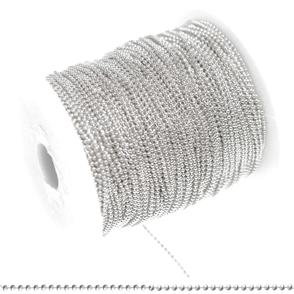 Chaine à billes 1,5 mm (1 mètre)