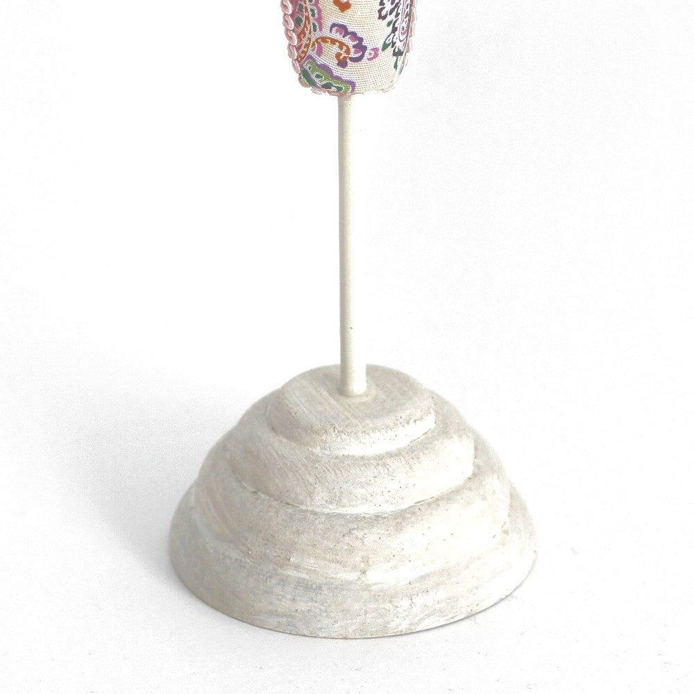 Porte bijoux grande poupée mannequin tissu rose