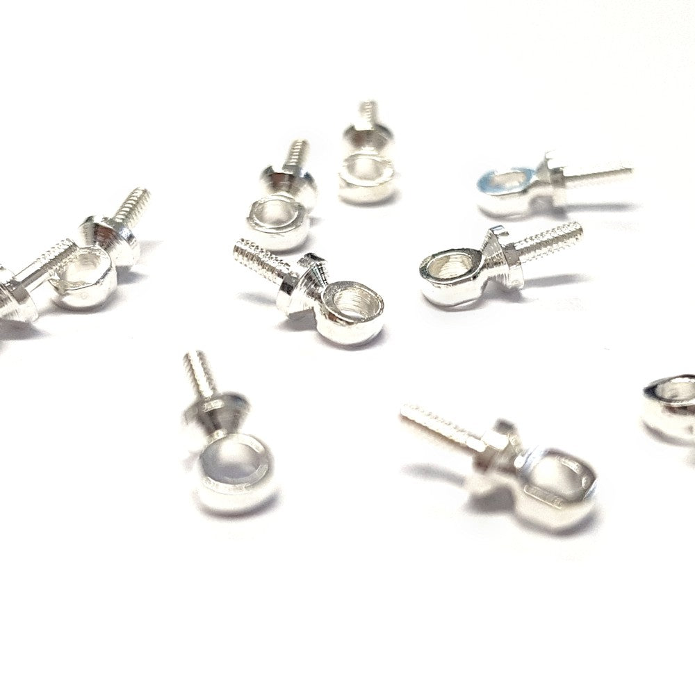 Bélière atteches perles pour fil de 1.6 mm (10 pièces)