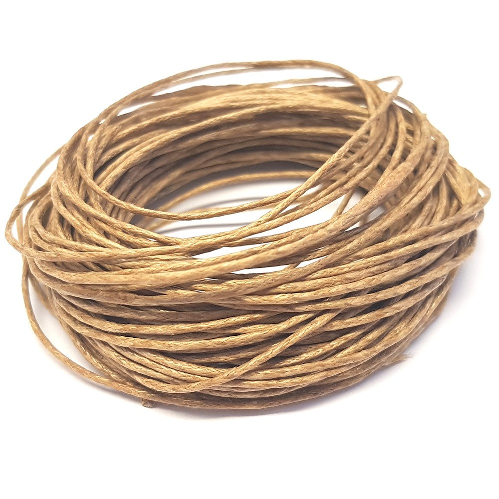 Fil coton ciré 1 mm (10 mètres)