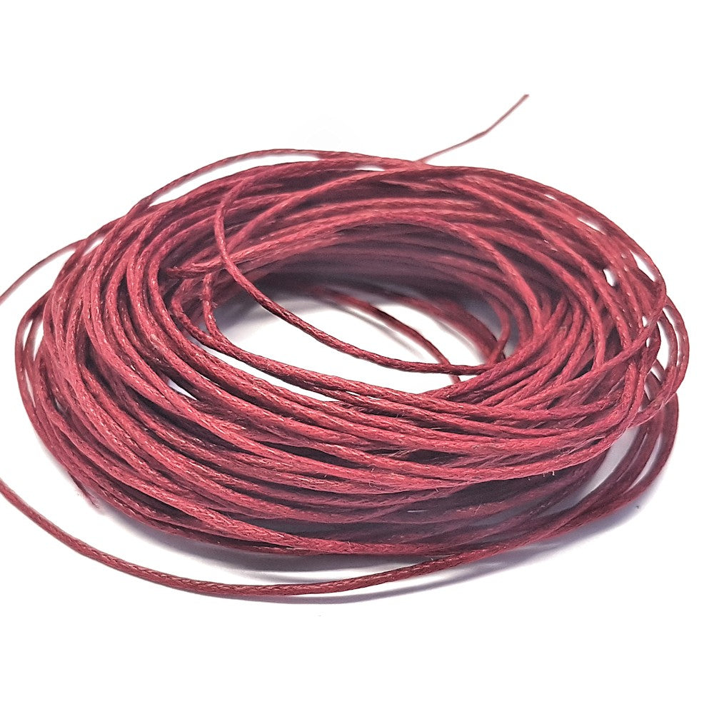 Fil coton ciré 1 mm (10 mètres)