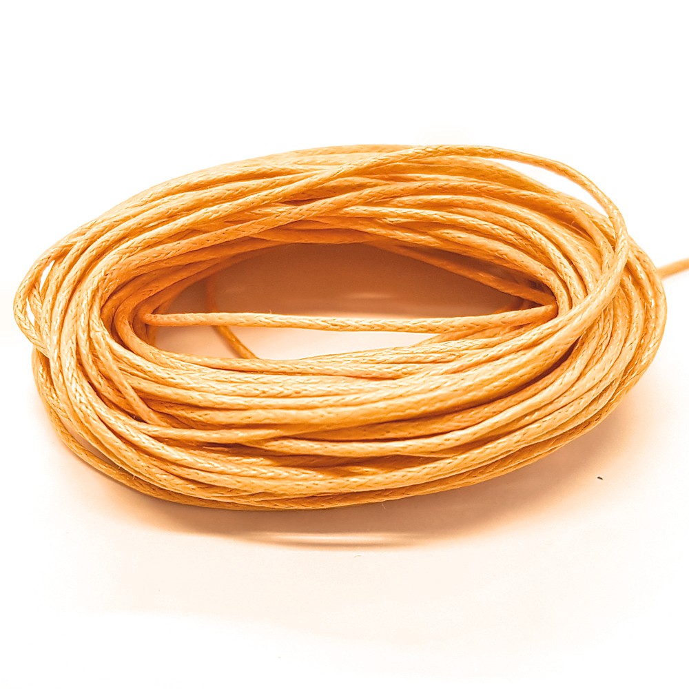 Fil coton ciré 1 mm (10 mètres)