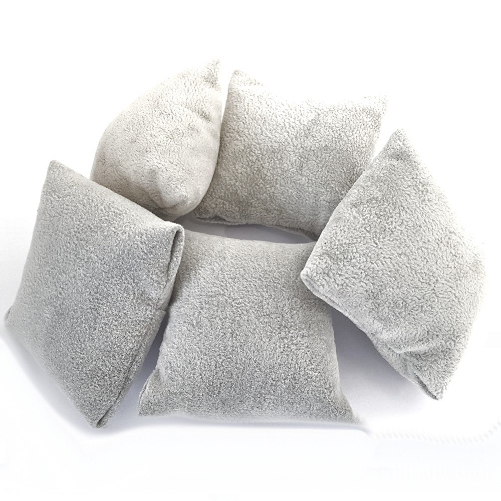 Coussin montre et bracelet en velours épais 8x7 cm