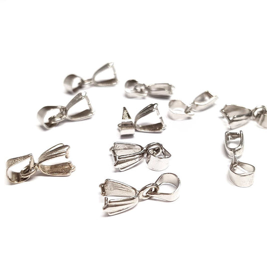 Bélières attache pendentif 15 x 5 mm ( 10 Pièces )