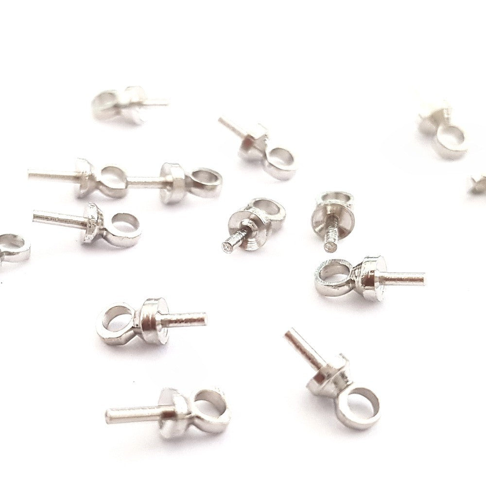 Bélière atteches perles pour fil de 1.6 mm (10 pièces)