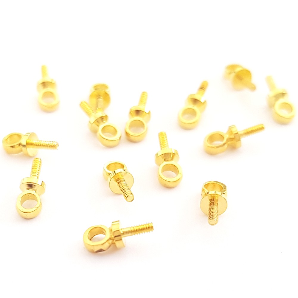 Bélière atteches perles pour fil de 1.6 mm (10 pièces)