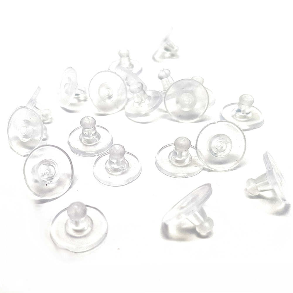 Poussoir embout clous d'oreilles plastique (20 pièces)