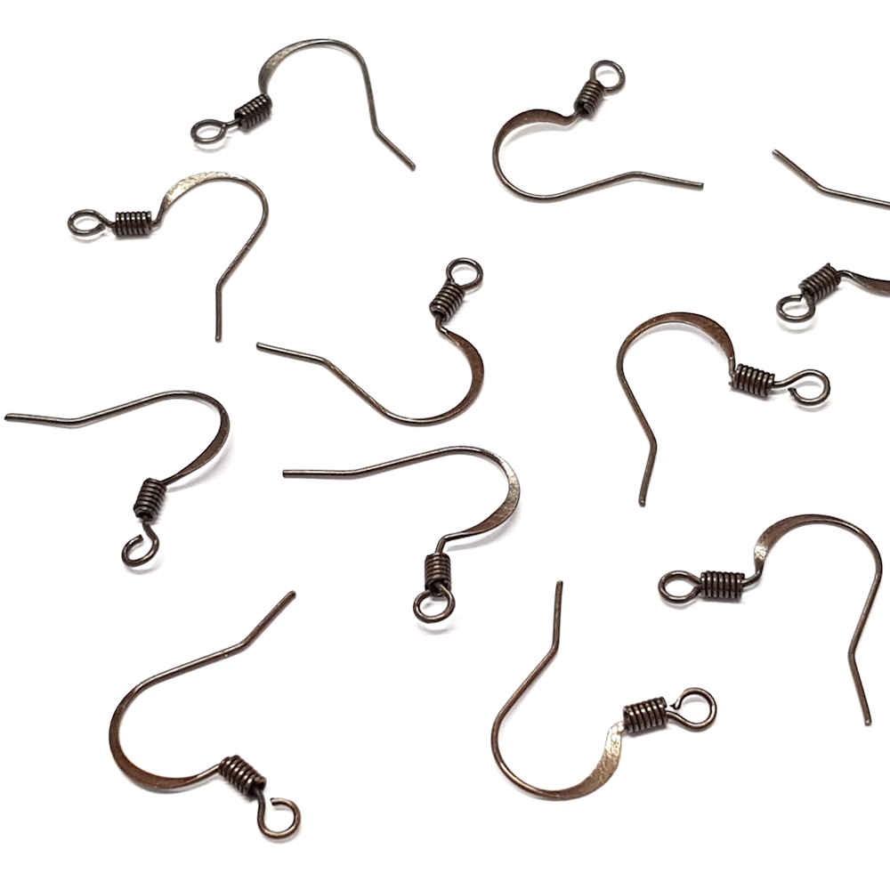 Crochets boucle d'oreille 15 mm  (20 pièces)