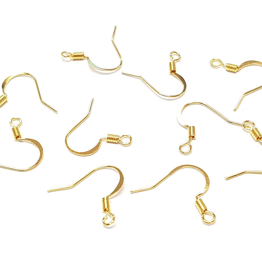 Crochets boucle d'oreille 15 mm  (20 pièces)