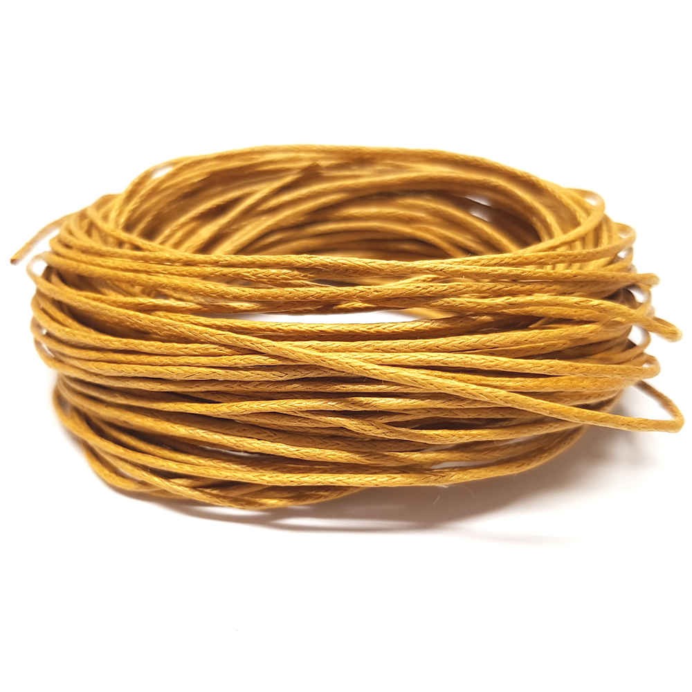 Fil coton ciré 1 mm (10 mètres)