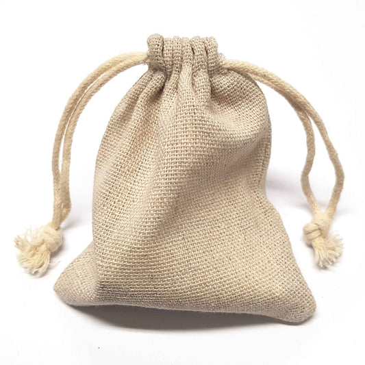 Pochettes coton 10 x 8 cm avec cordon lot de 10