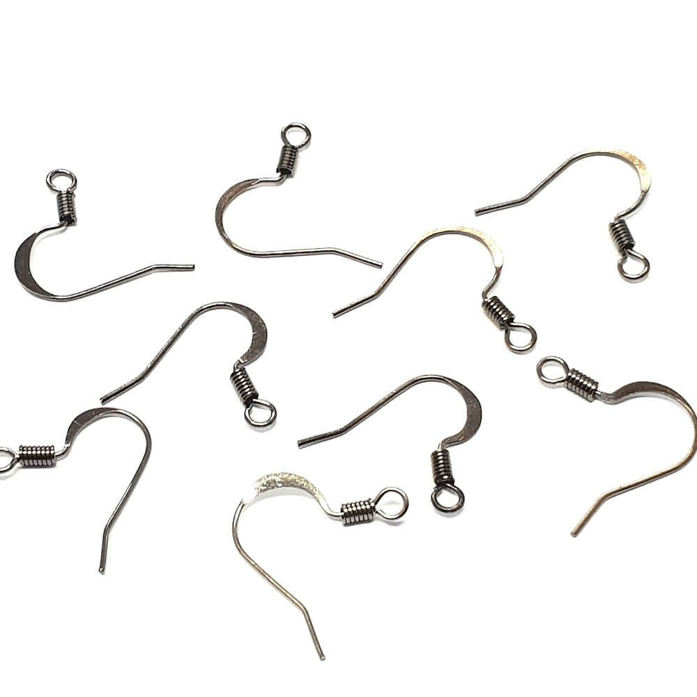 Crochets boucle d'oreille 15 mm  (20 pièces)