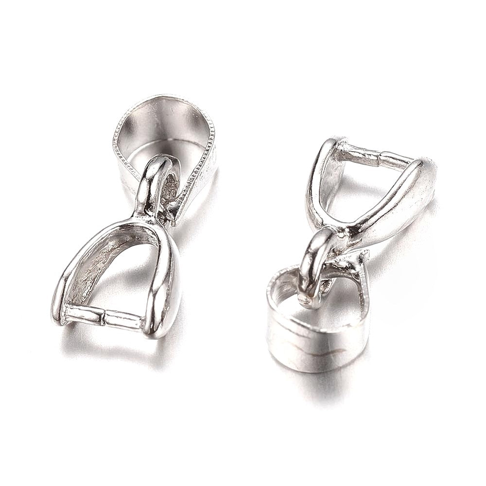 Bélière attache pendentif 13x4 mm ( 10 Pièces )