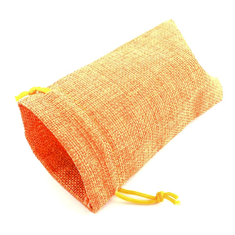 Pochettes jute 18x13 cm avec cordon lot de 10