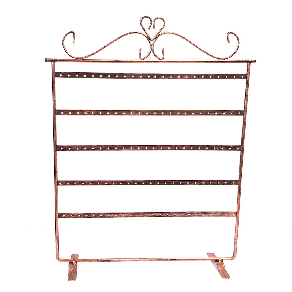 Présentoir boucles d'oreilles cadre à 5 rangs (60 paires)