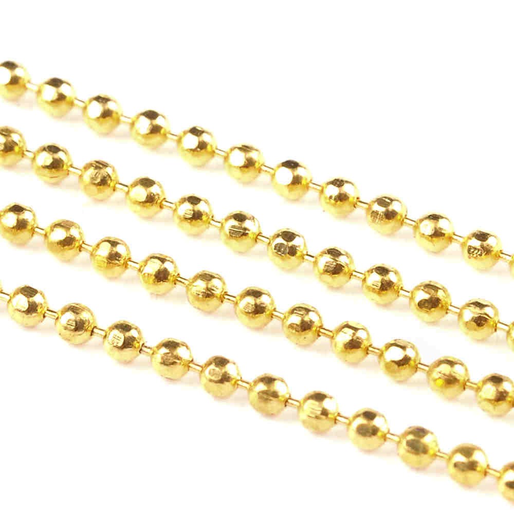 Chaine à billes 1,5 mm (1 mètre)