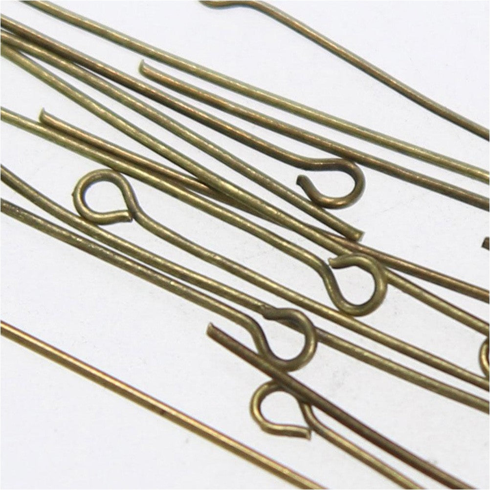 Tiges clous tête à œillets pour apprêts (50 pièces)