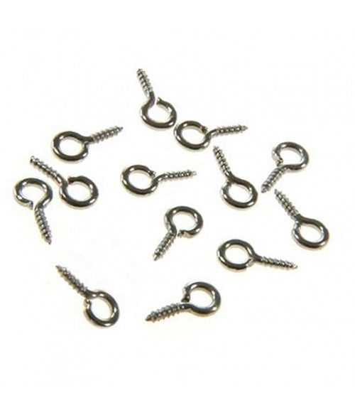 Piton à vis pour création bijoux 10 mm (100 pièces)