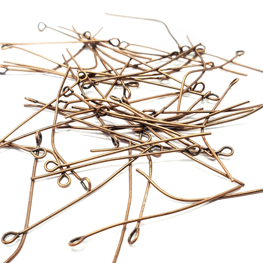 Tiges clous tête à œillets pour apprêts (200 pièces)