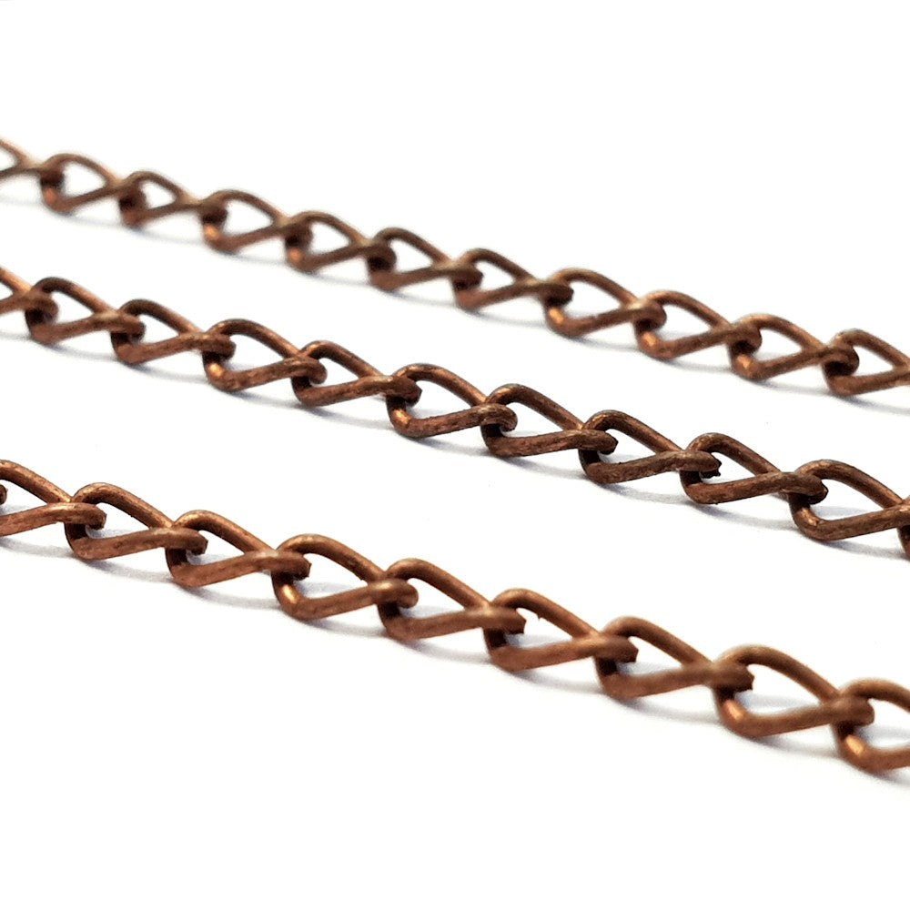 Chaine maille 3.5x2 mm dorée