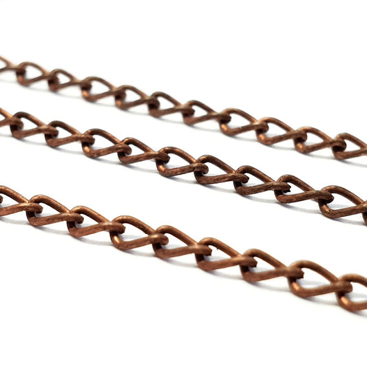 Chaine maille 3.5x2 mm dorée