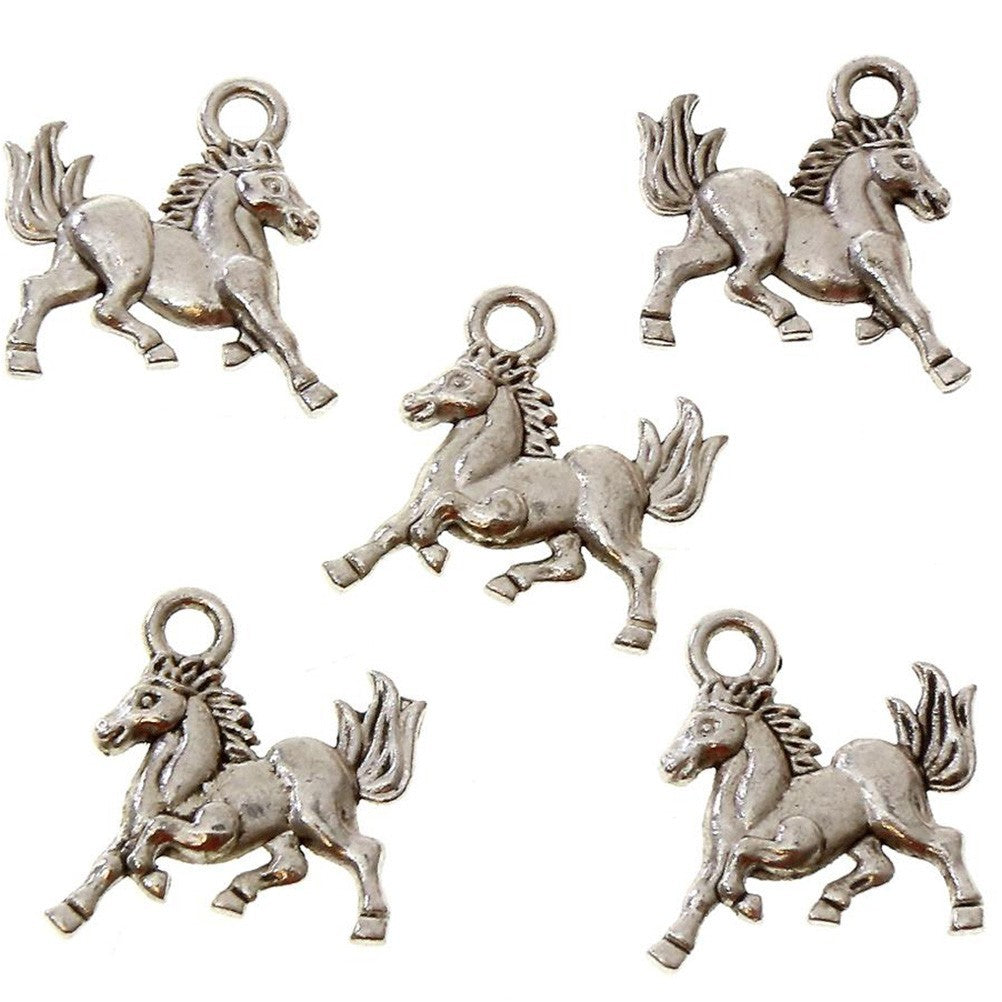 Breloque pendentif cheval style tibétain