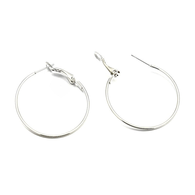 Boucle d'oreille créole support bijoux 40 mm (2 pièces)