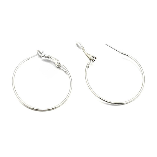Boucle d'oreille créole support bijoux 40 mm (2 pièces)