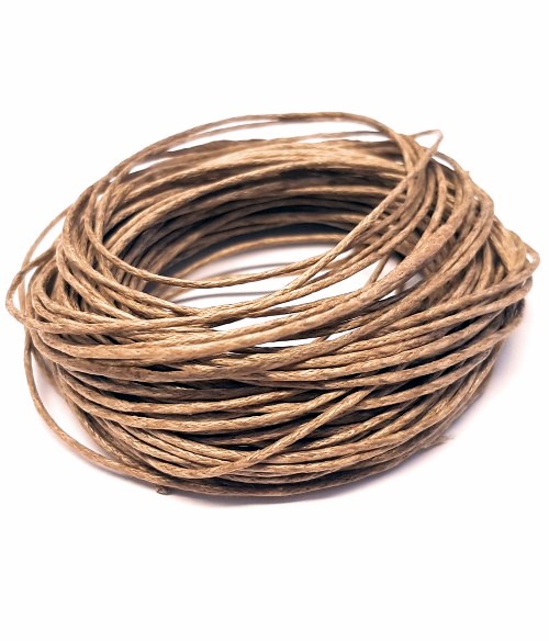 Fil coton ciré 1 mm (10 mètres)