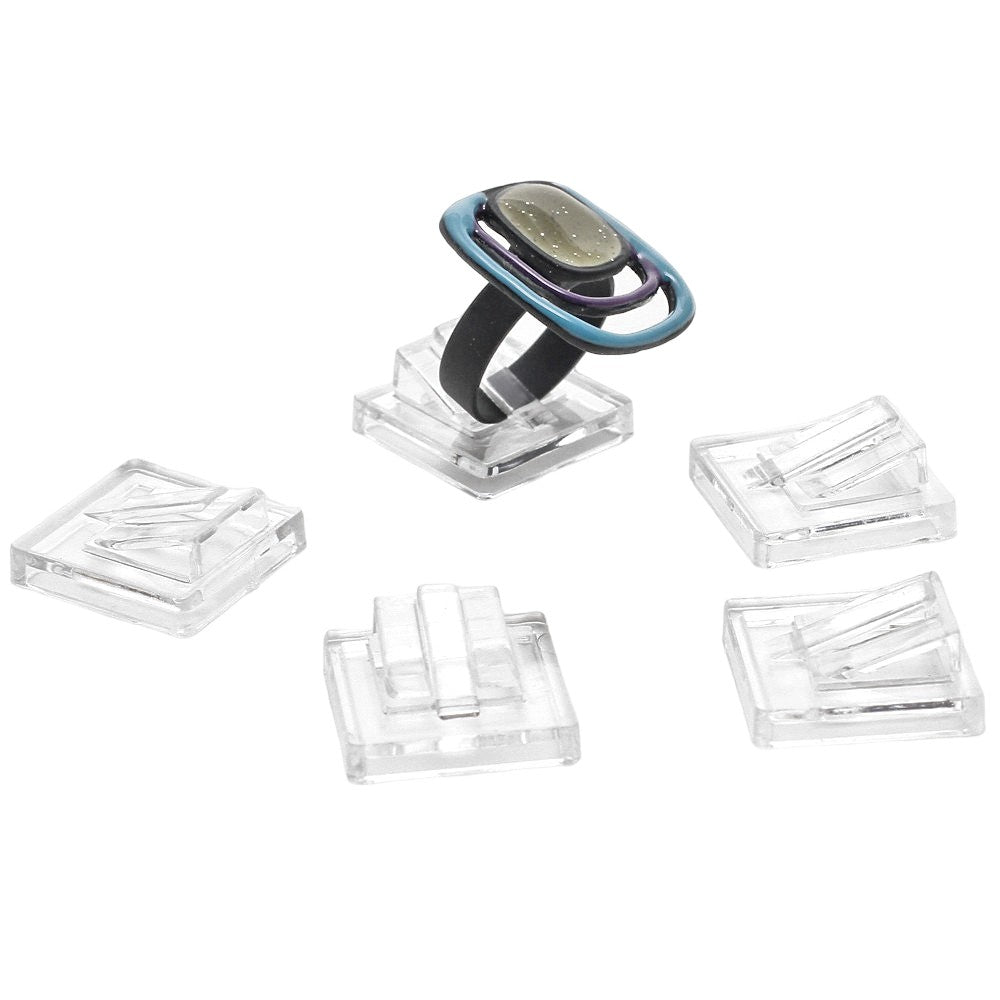 Présentoir plot porte bague rond (10 pièces)