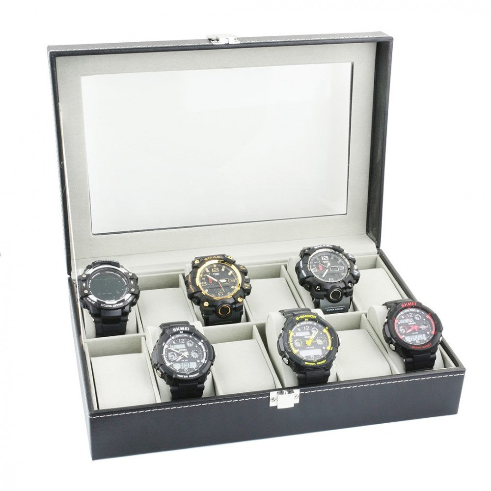 Coffret à montres pour ranger et exposer 12 montres