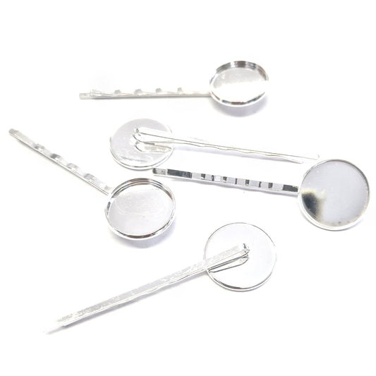 Épingle à cheveux support cabochon (5 pièces)