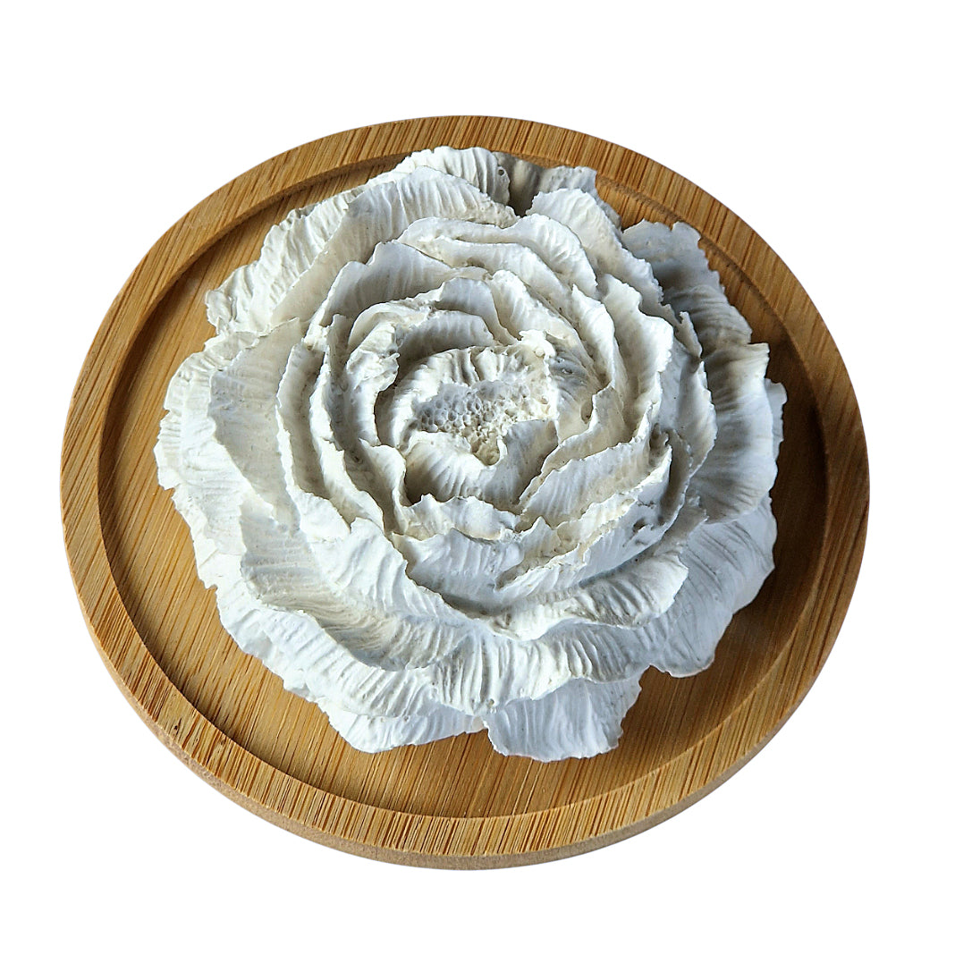 Diffuseur de parfum en forme de Pivoine GM – Céramique artisanale, diffusion à froid