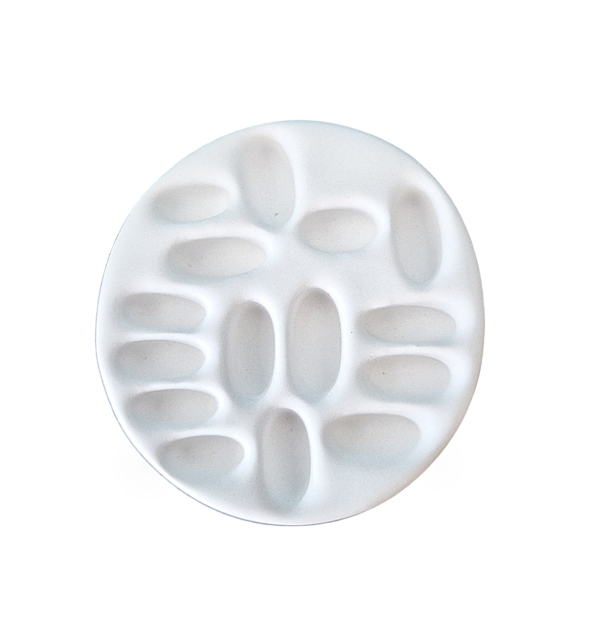 Plateau bagues artisanal en plâtre céramique – Plateau bijoux décoratif