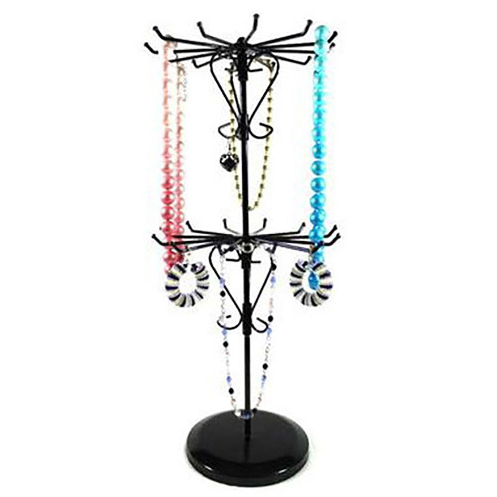 Presentoir collier et sautoirs manège bijoux métal H47cm