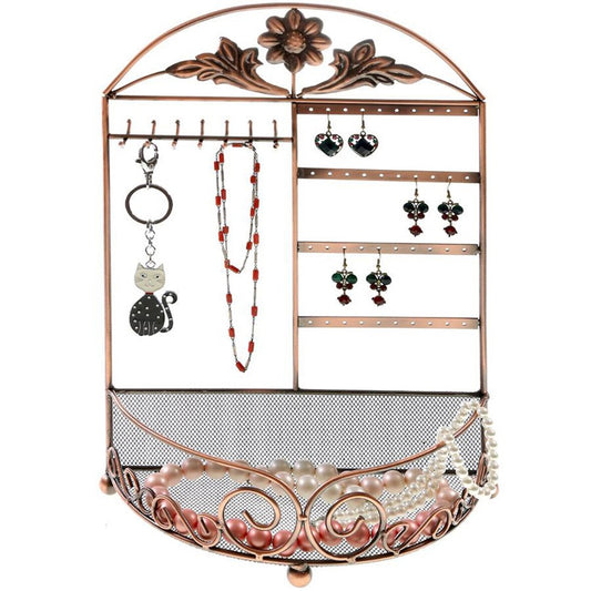 Porte bijoux cadre mixte Corbeille Baroque avec panier