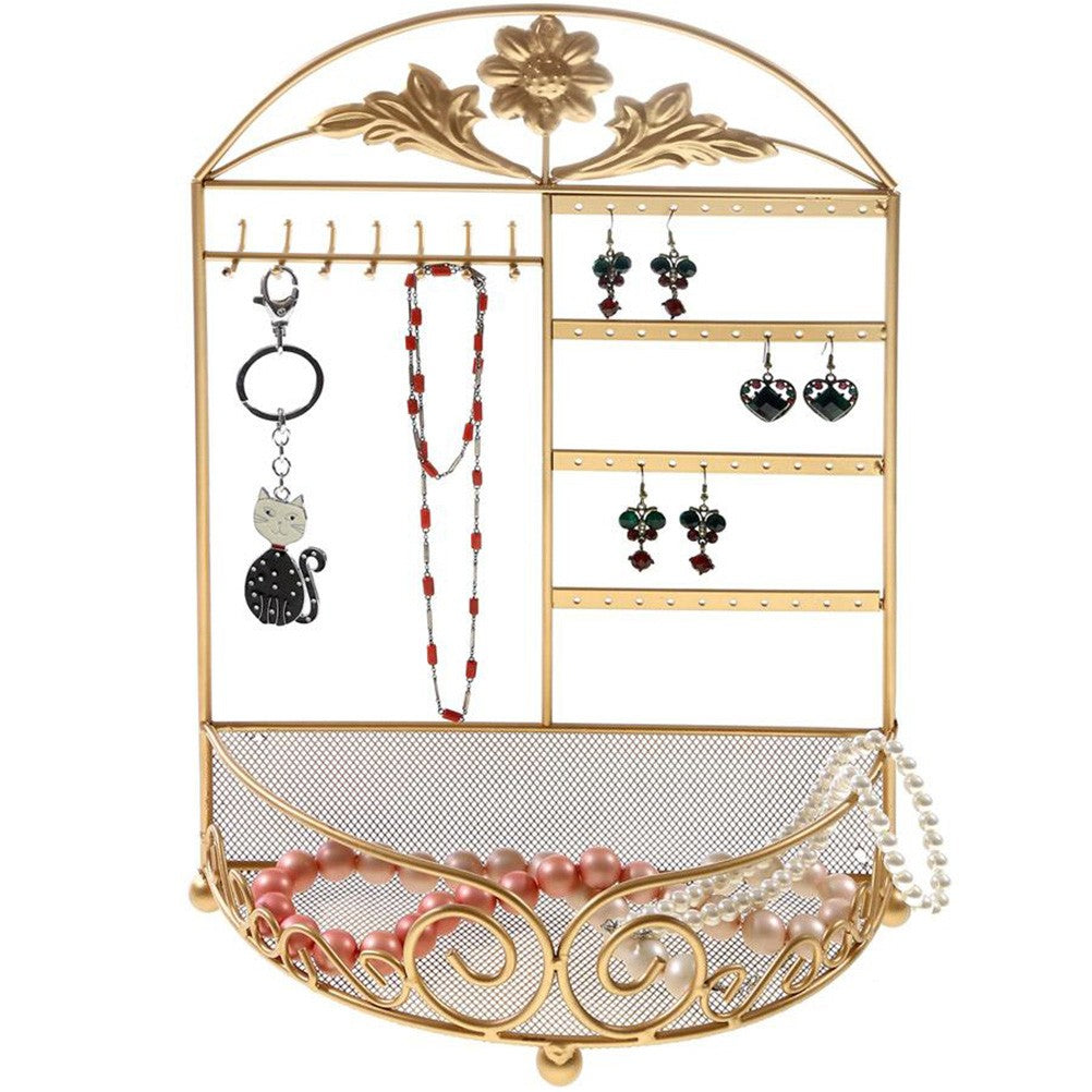 Porte bijoux cadre mixte Corbeille Baroque avec panier