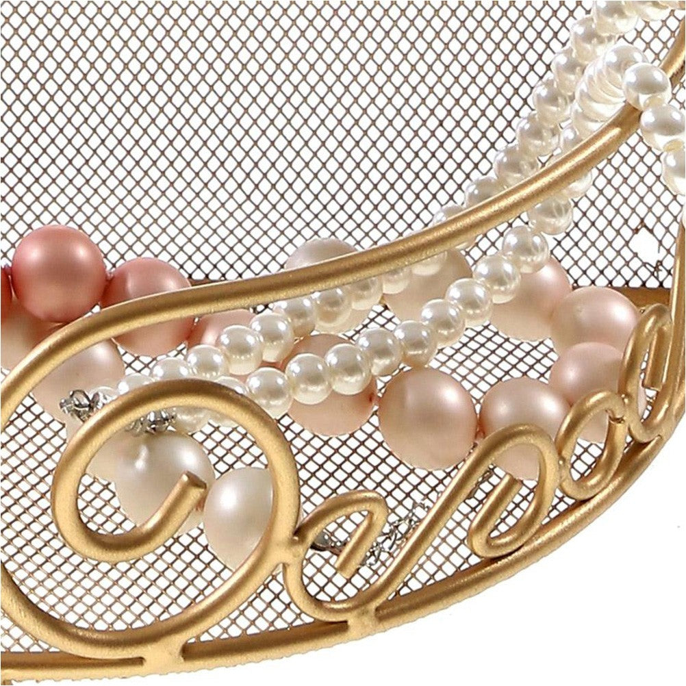 Porte bijoux cadre mixte Corbeille Baroque avec panier