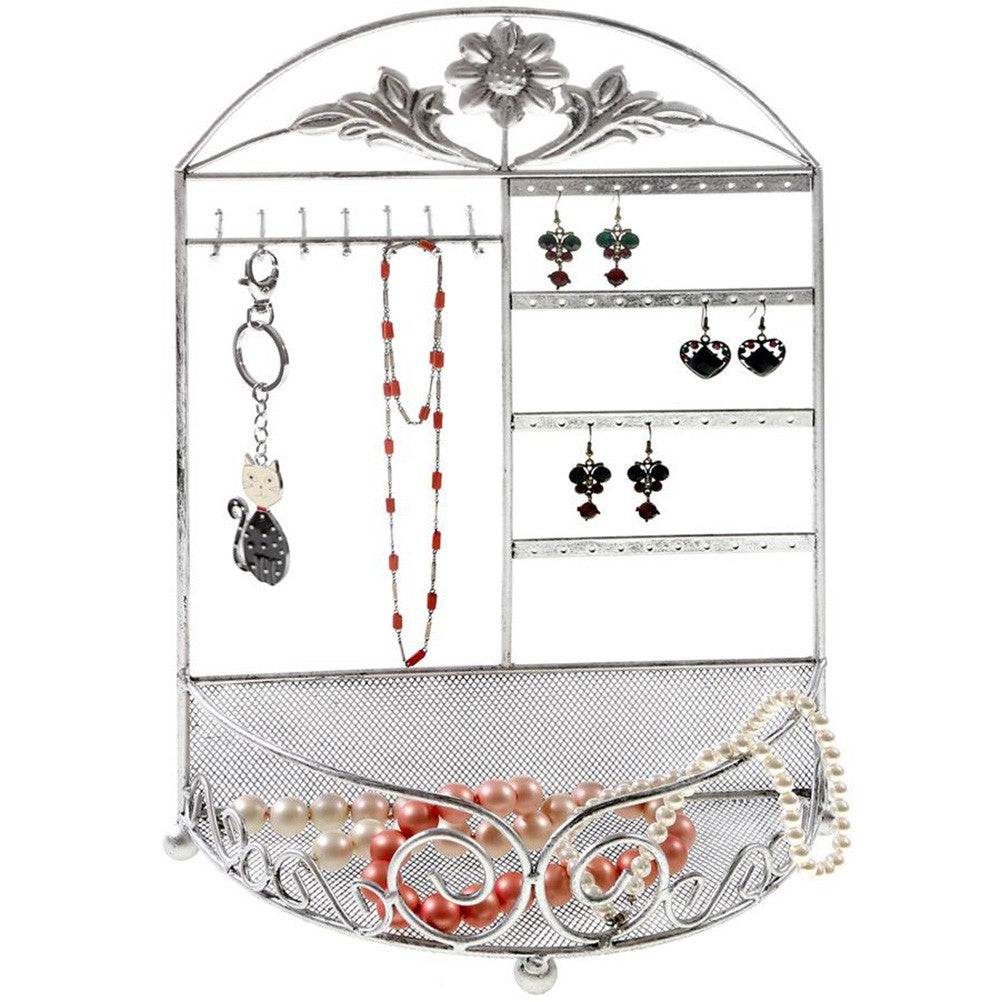 Porte bijoux cadre mixte Corbeille Baroque avec panier