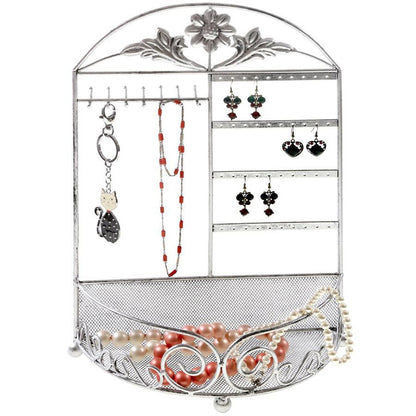 Porte bijoux cadre mixte Corbeille Baroque avec panier