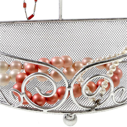 Porte bijoux cadre mixte Corbeille Baroque avec panier