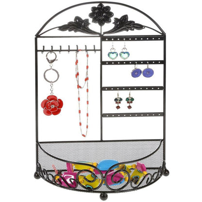 Porte bijoux cadre mixte Corbeille Baroque avec panier