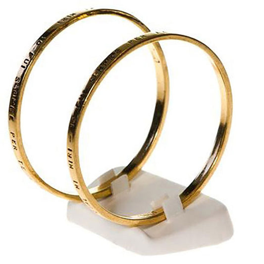 Mini plot support pour bracelet jonc Trapèze (2 bracelets)